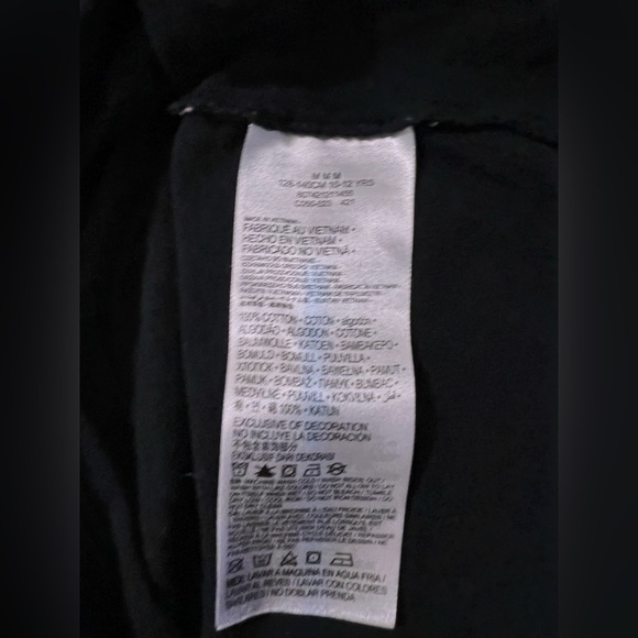 Converse t Shirt girls size Medium (10-12yrs ) black - Picture 9 of 12